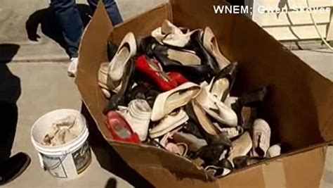 More than 50 pairs of shoes found in hidden wall