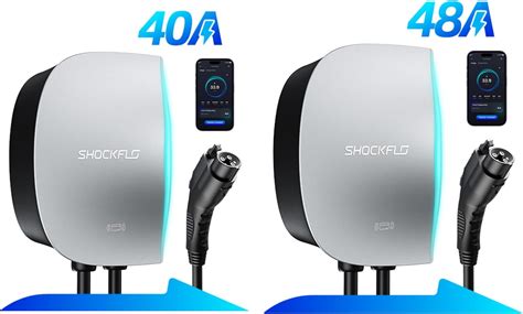 Shockflo Level 2 Ev Charger 40a Nema 14 50 Plug Automotive