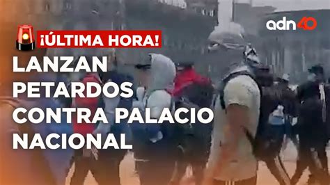 Ltima Hora Lanzan Petardos Contra Palacio Nacional Youtube