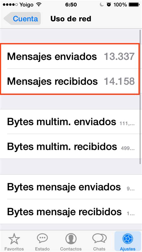Cómo Saber Cuántos Mensajes Has Enviado Y Recibido Por Whatsapp Iphonea2