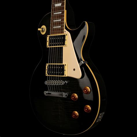 Epiphone Les Paul Limited Edition 7 String In Charcoal Burst With Case