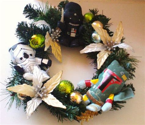 Star Wars Christmas Wreath Garland Etsy Star Wars Christmas