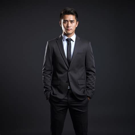 Premium Photo Arafed Man In A Suit And Tie Posing For A Picture