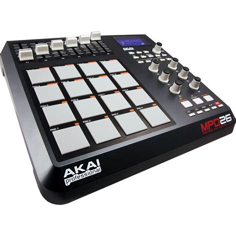 Akai Professional MPD26 USB MIDI Pad Controller MPD26 B H