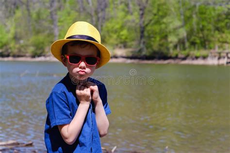 River Boy Water Fun Summer People Stock Photo Image Of Sunshine