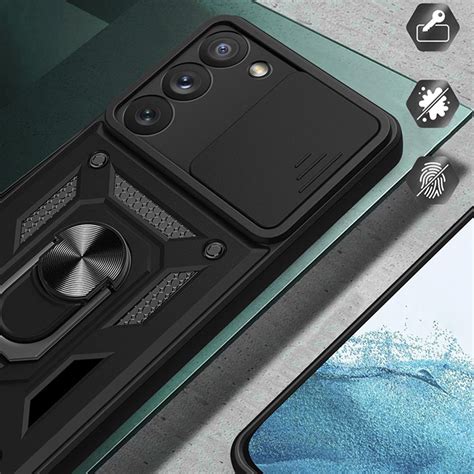 Hybrid Armor Camshield Samsung Galaxy A54 5g černé Tvrzenaskla Eu