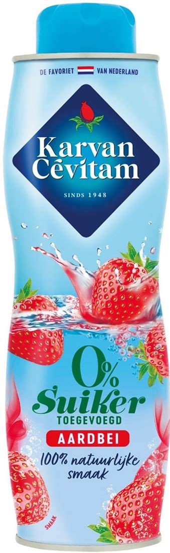 Karvan C Vitam Siroop Fles Van Cl Suiker Aardbei Bij Vindiq Office