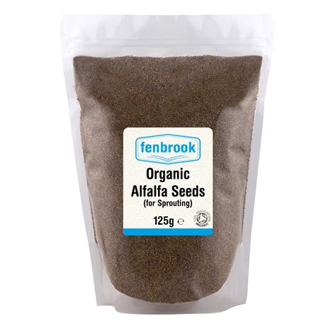 Organic Alfalfa Seeds For Sprouting G Certified Organic By