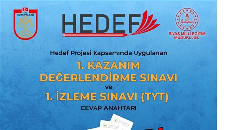 Hedef Projesi Kapsam Nda Kazan M De Erlendirme S Nav Ve Zleme