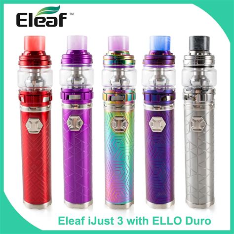 Aliexpress Buy Original Eleaf Ijust Kit With Ello Duro Atomizer