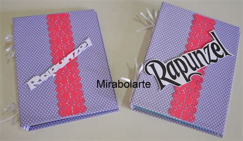 Mirabolarte Scrapbook E Cartonagem MINI ALBUM DA RAPUNZEL E DA