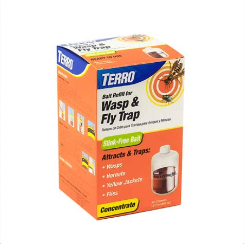 Terro T517 Wasp Fly Trap Plus Fruit Fly Refill Sherwood Pesticide