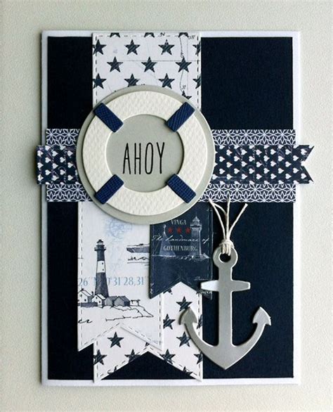 Nautical Cards Cards Handmade Masculine Birthday Cards