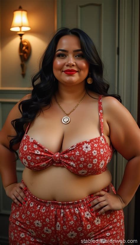 Fat Latina Portrait Stable Diffusion Online