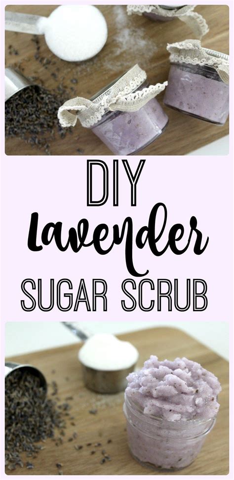 Easy Diy Lavender Sugar Scrub Sugar Scrub Diy Lavender Sugar Scrub