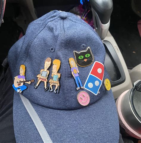 My Work Hat Complete With Bandbh Pins Rbeavisandbutthead