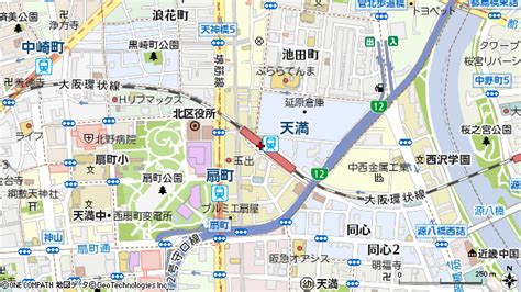 天満駅 地図・周辺情報：マピオン