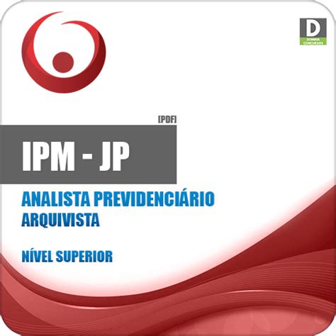 Apostila Concurso Ipm Jp Analista Previdenci Rio Arquivista