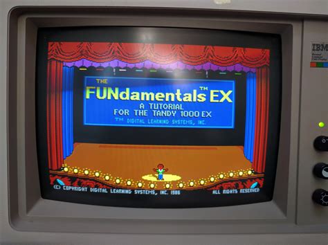 The Tandy 1000 EX | Pix's Origin Adventures