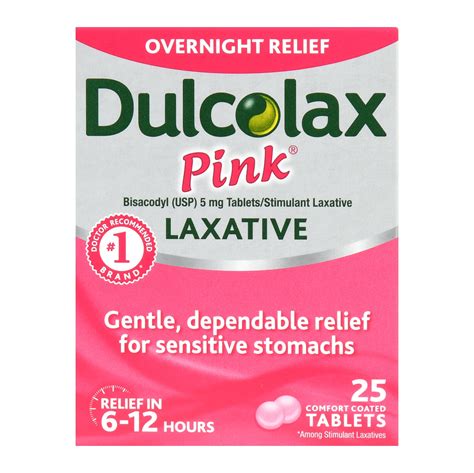 Dulcolax Pink Laxative Tablets 25ct