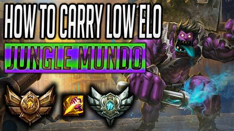 How To Carry Low Elo Ranked Jungle Dr Mundo In Game Play By Play