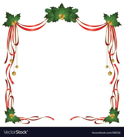 Christmas frame Royalty Free Vector Image - VectorStock