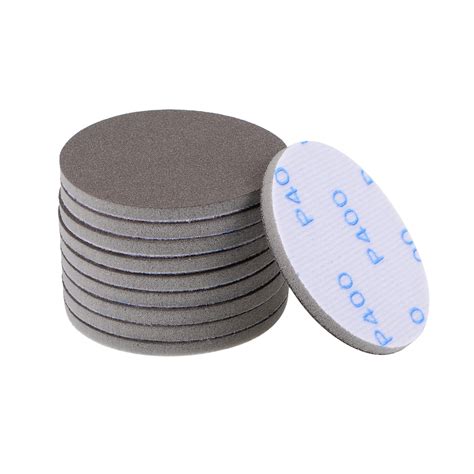 3 Inch 400 Grits Hook And Loop Sanding Disc Sponge Sanding Pad Wet Dry