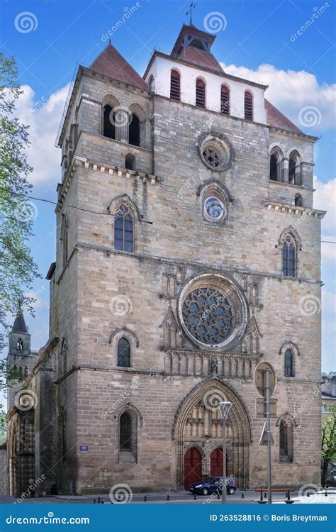 Cahors Cathedral, France stock photo. Image of religion - 263528816