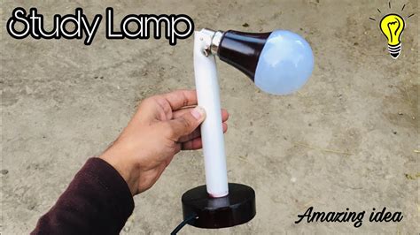 DIY Table Lamp How To Make Study Lamp At Home YouTube