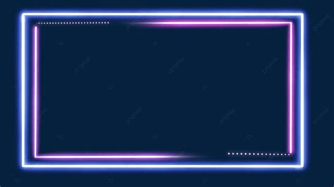 Webcam Overlay Neon Png Transparent Webcam Overlay Neon Border Blue