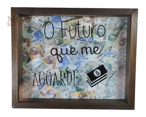 Quadro Cofre Para Por Dinheiro Pr Xima Viagem Sonhos R Em