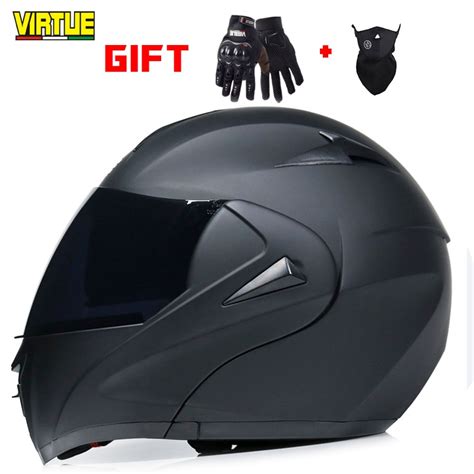 VIRTUE Casco De Motocicleta Abatible Hacia Arriba Para Hombre