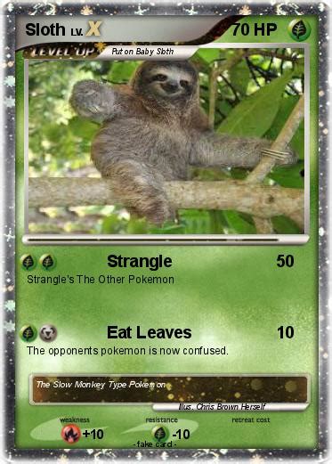 Pokémon Sloth 61 61 - Strangle - My Pokemon Card