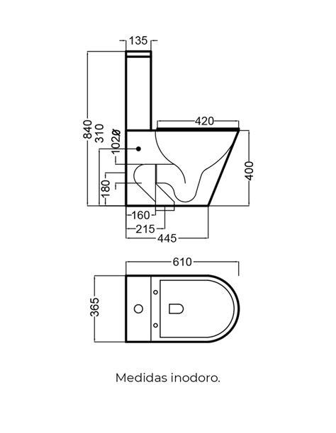 Inodoro Tanque Bajo Sistema Rimless Modelo Green De Bathplus