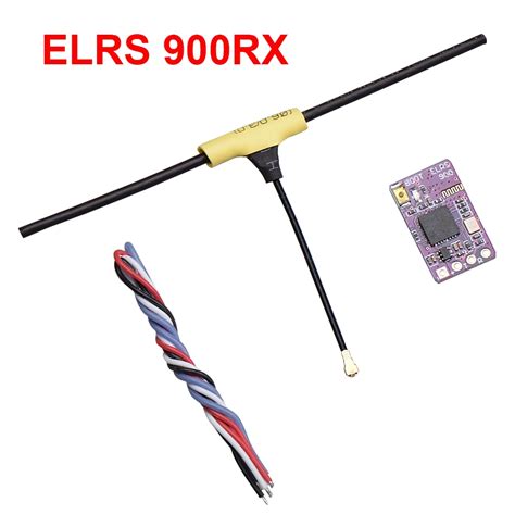 Expresslrs 900rx 915mhz Elrs Radio Nano Long Range Receiver 11x18mm For Fpv Racing Freestyle