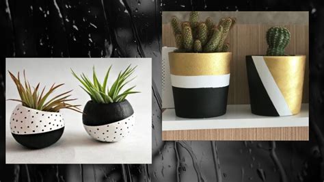 Diy Easy Air Dry Clay Plant Pot How To Make Clay Pot Planter Youtube