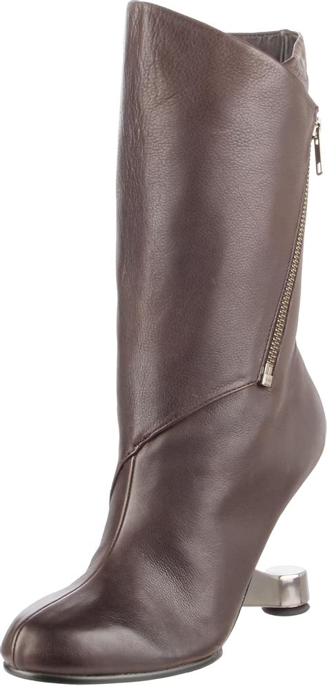 Amazon United Nude Women S Eamz Zip Boot Dark Brown 37 EU 7 M US Mid Calf