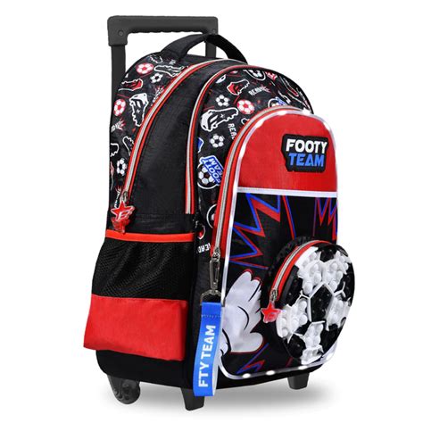 Mochila C Carro Footy Futbol 18 Papel Tec