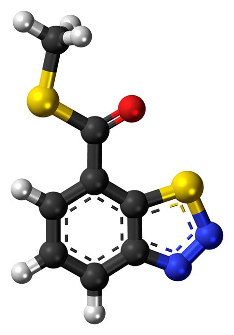 Acibenzolar Fungisida Molekul Struktur Model Kimia Sains Senyawa Hot Sex Picture