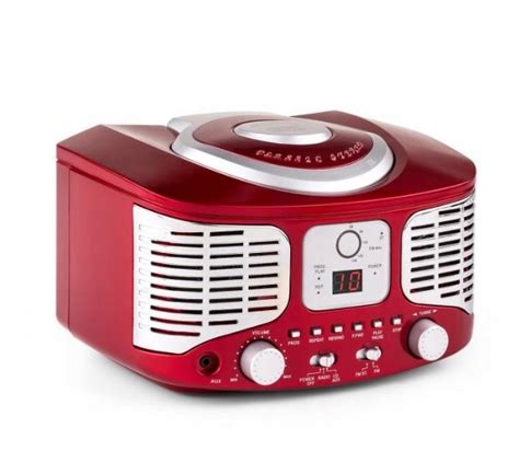 Przenośny Odtwarzacz CD Radio AUX w stylu Retro Sklep Opinie Cena w