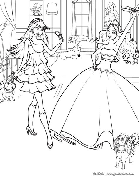 Coloriage Barbie Princesse Et La Popstar Les Meilleures Images De