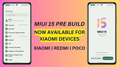 Confirmed Miui Pre Build Updates Released For Xiaomi Devices