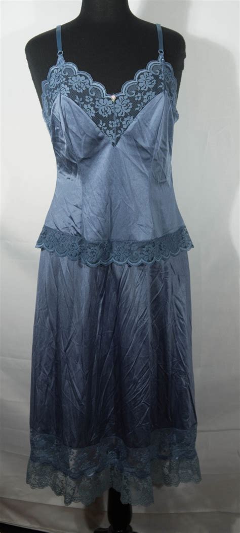 1970 S Vintage Lingerie Slip Set 2 Piece Camisole H Gem