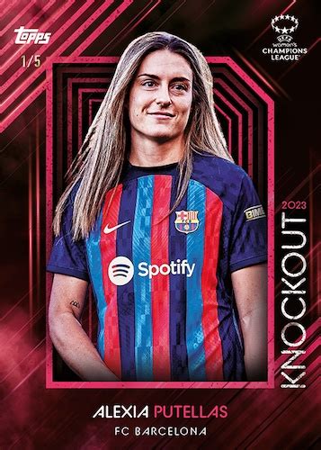 Topps Knockout Uefa Women S Checklist Set Info Boxes