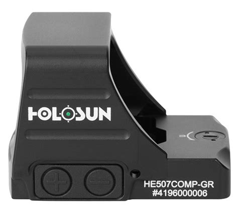 Viseur Point Rouge Holosun Reflex Elite Green Dot Comp Optiques