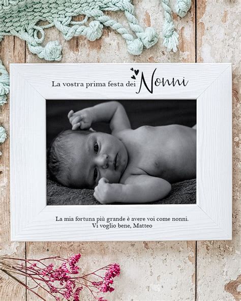 Splendido Portafoto Cornice In Legno Personalizzata Con La Scritta La