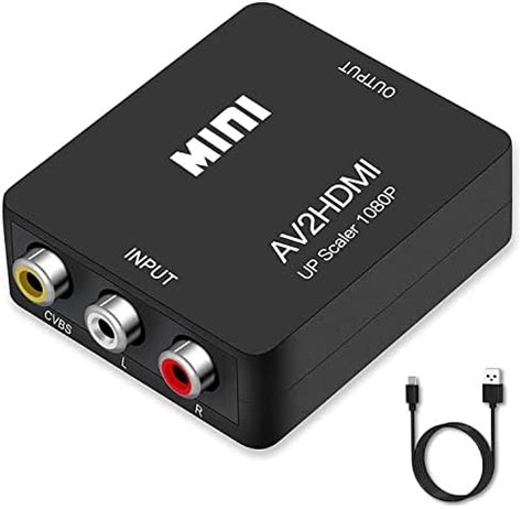 Ablewe Rca To Hdmi Av To Hdmi Converter P Mini Rca Composite Cvbs