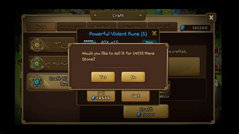 Summoners War 49 Violent Rune Crafting YouTube