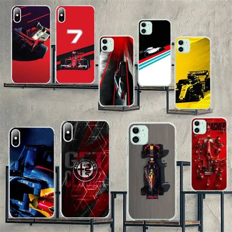 Cutewanan For Formula 1 Racing F1 Soft Silicone Black Phone Case For