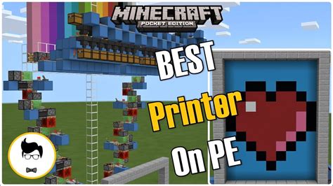 Minecraft Pe Fully Working Printer Subscriber Special Pe Xbox